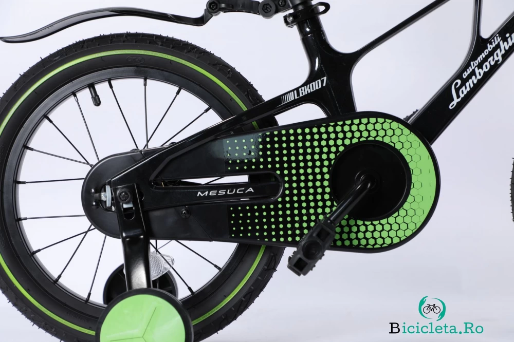 Bicicleta Lamborghini 14 inch cadru magneziu neagra la 1,123.00 lei ron