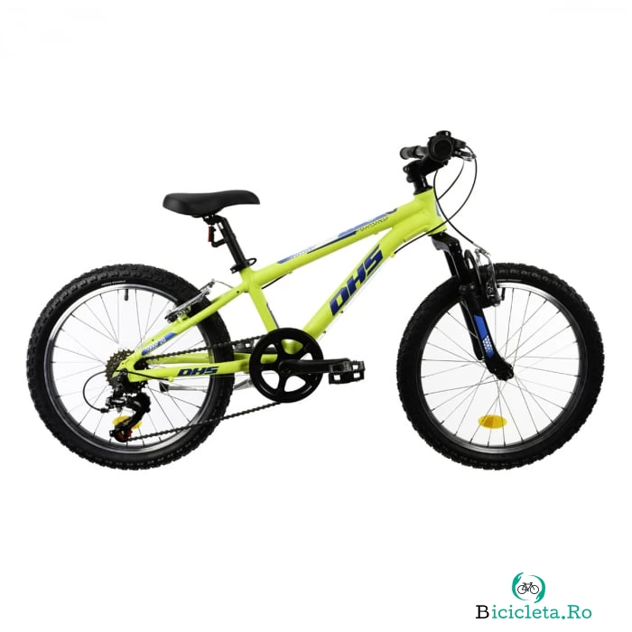 Bicicleta Copii Dhs Terrana 2023 - 20 Inch, Verde