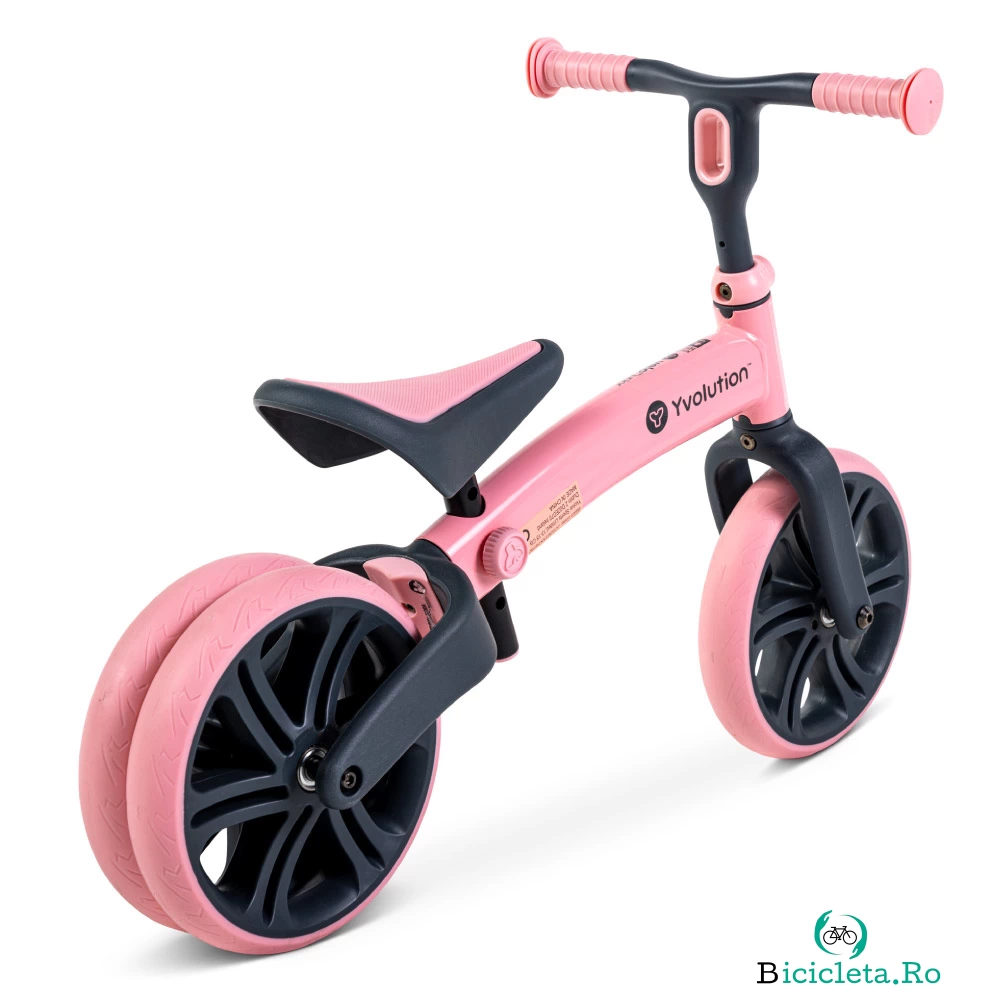 Bicicleta echilibru Yvolution Y Velo Junior pink