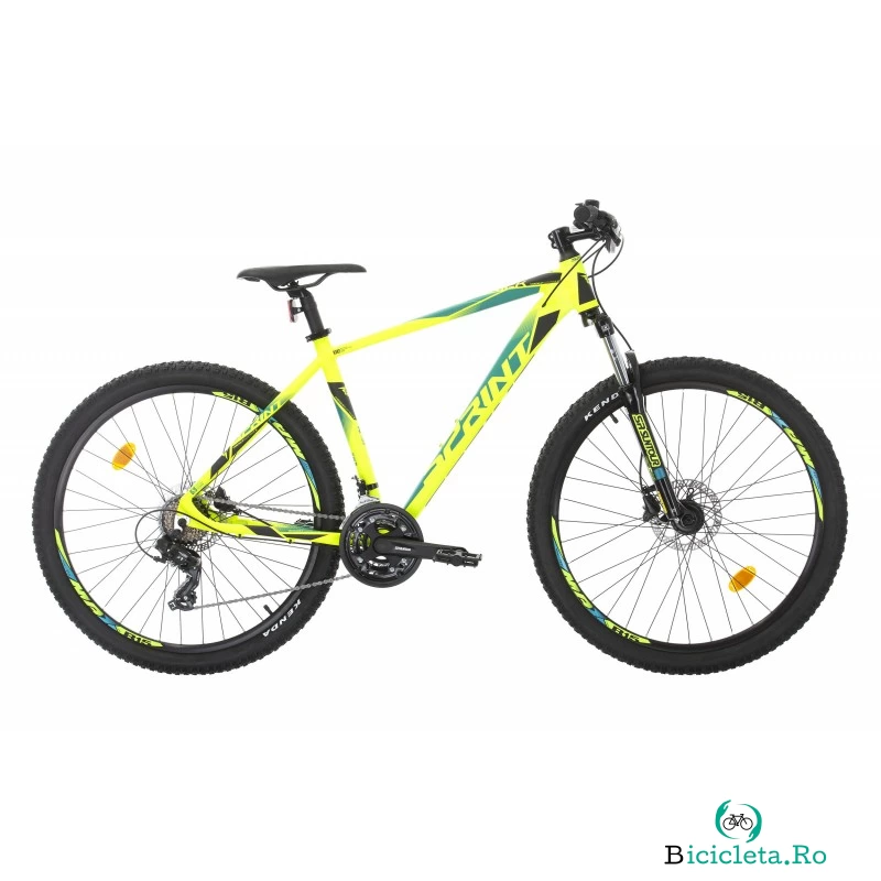 Bicicleta MTB Sprint Maverick 27.5 Verde Neon Mat 480mm