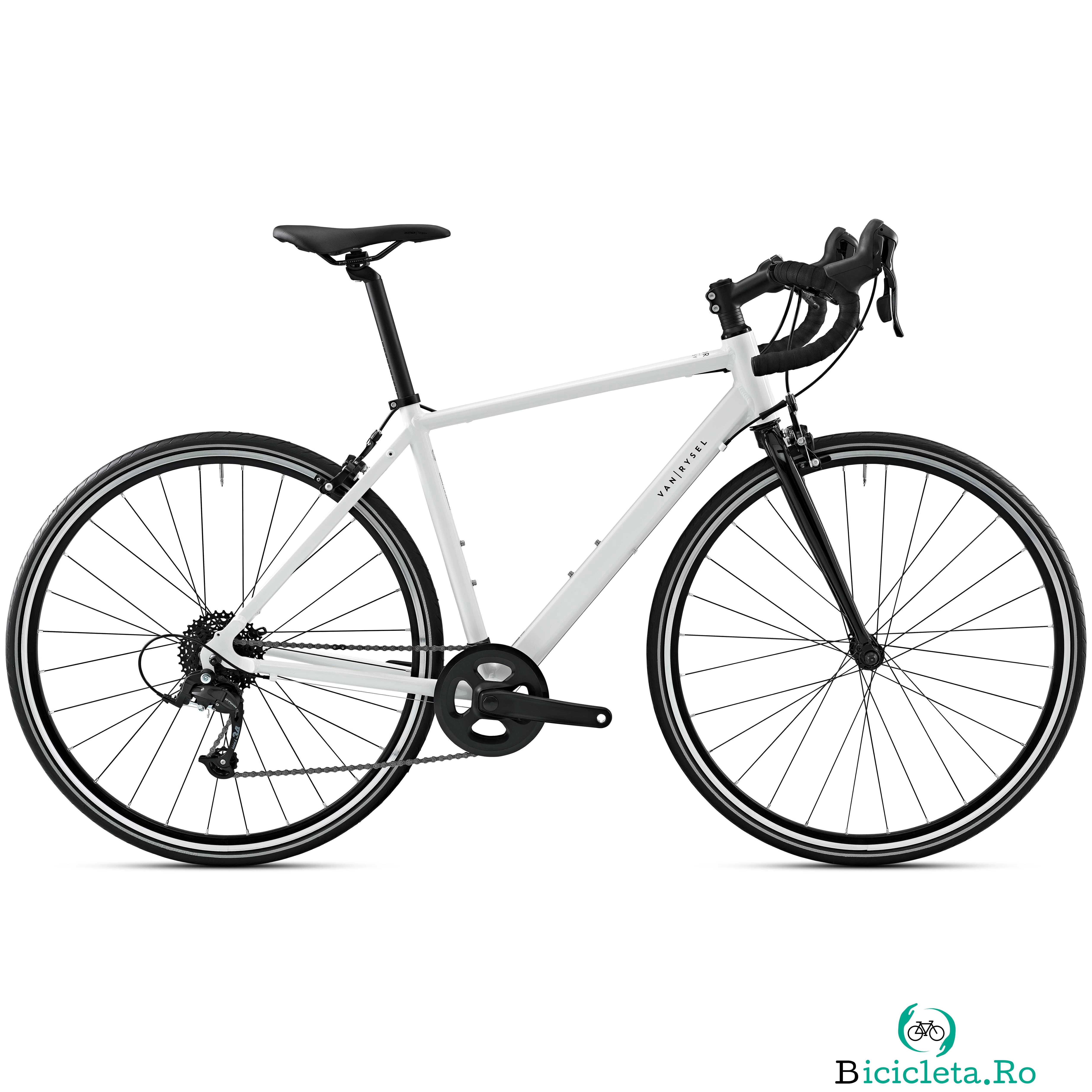Bicicletă de șosea EDR EASY VAN RYSEL Alb Damă