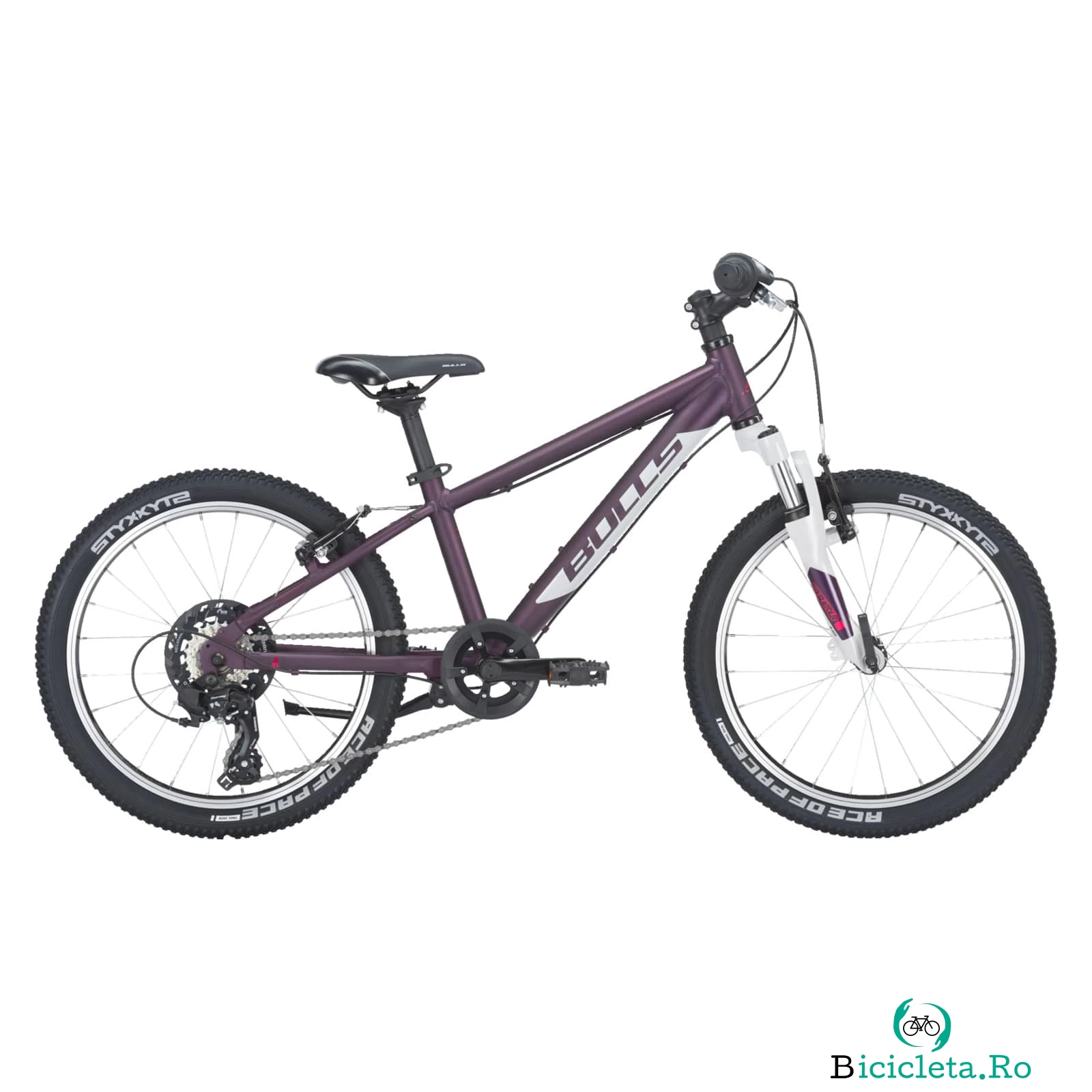 Bicicleta Copii Bulls Tokee 20 - 20 Inch, Violet